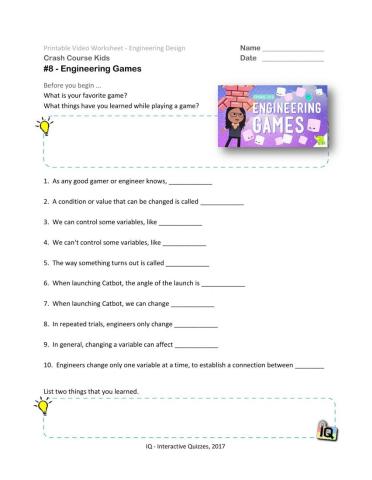 -57 Crash Course Engineering Games Video -8