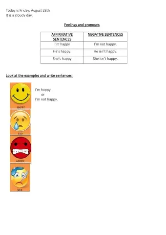 Verb to be third person singular