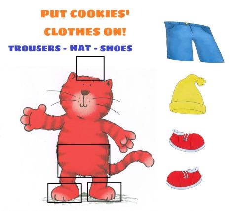 Put Cookie's Clothes on!