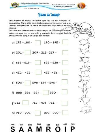 Secuencias numéricas
