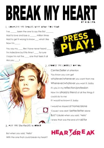 Break my heart - dua lipa