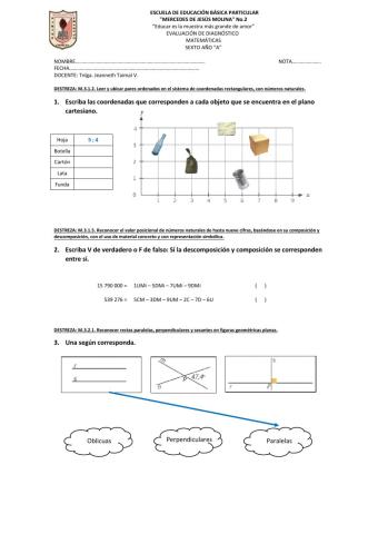 Prueba de diagnóstico
