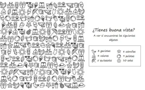 Encuentra los objetos