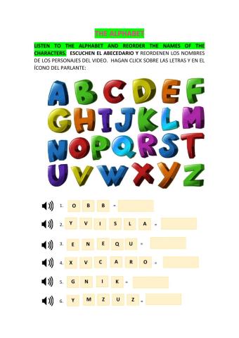The Alphabet