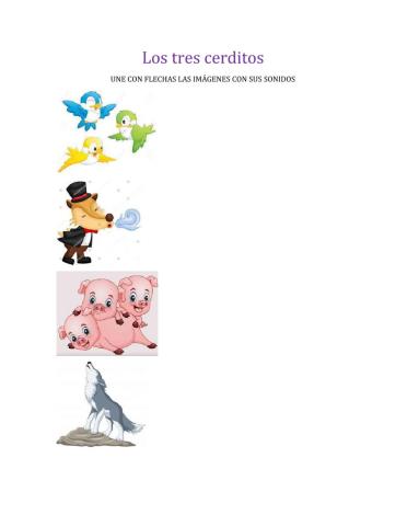 Sonidos de los tres chanchitos