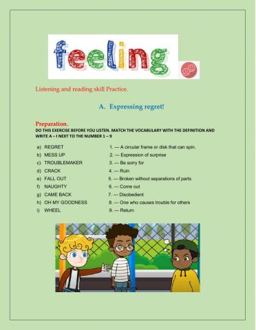 Feelings and emotions dialogues