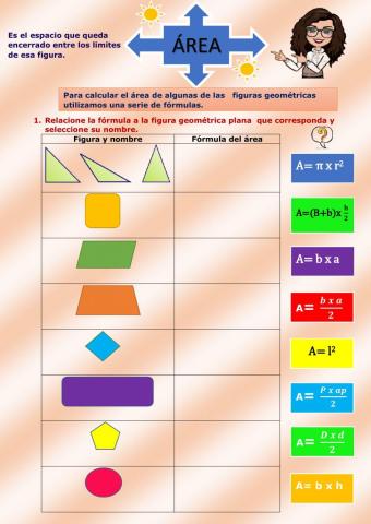 Área Total y área sombreada
