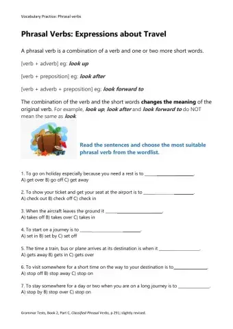 Expressions about travel