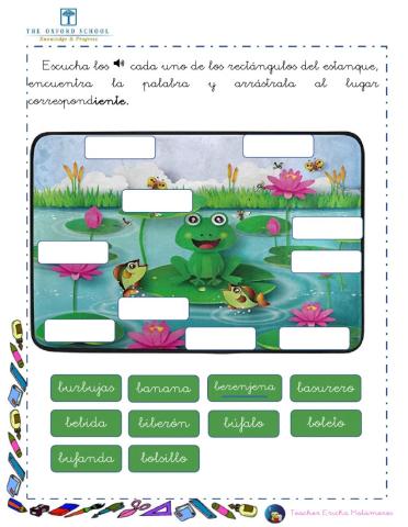 Reconocer palabras con b