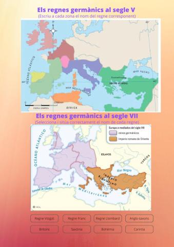 Regnes germànics dels segles V i VII-VIII