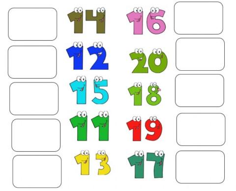 Les nombres 11-20