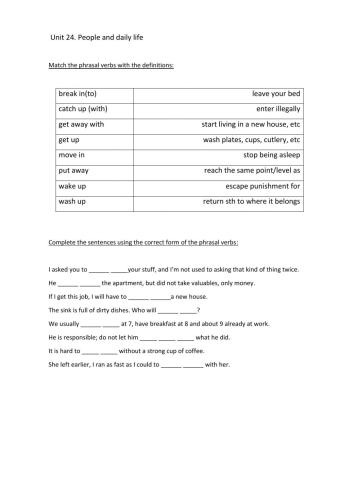 People and daily life Phasals