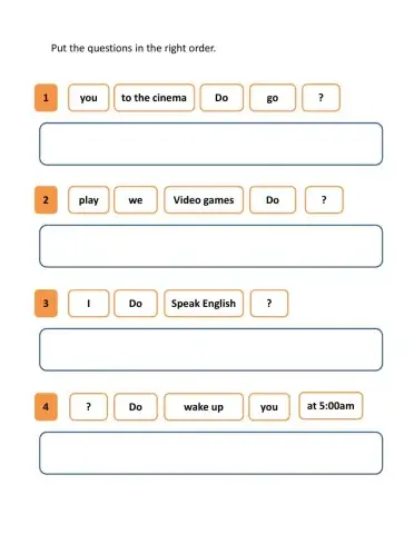 Yes-no questions with do