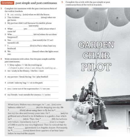 Past simple and continuous