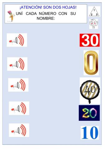 El nombre de los dieces