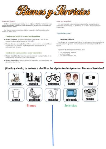 Bienes y Servicios