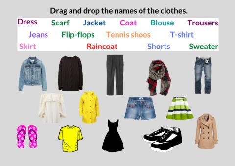 Clothes Drag and Drop