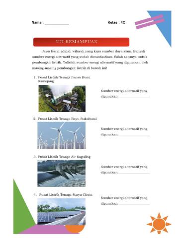 Sumber Energi Alternatif di Jawa Barat