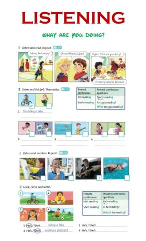 Listening what are they doing?