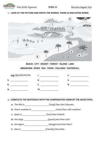 Revision August Test