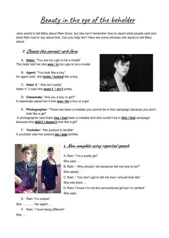 Beauty in the eye of the beholder