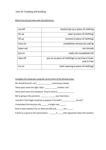 Creating and building Phrasals