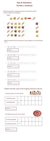 Guía de matemáticas