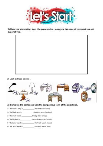 Unit 2 - Comparatives and superlatives