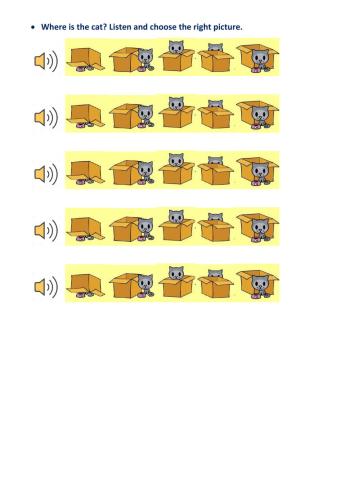 Prepositions of place