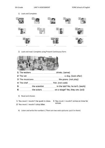 UNIT 4 assessment Team Together 3