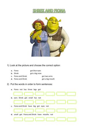 Shrek and Fiona - Have-has got