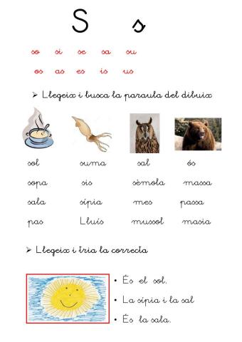 Lletra s