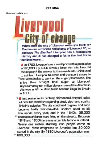 Liverpool city of change