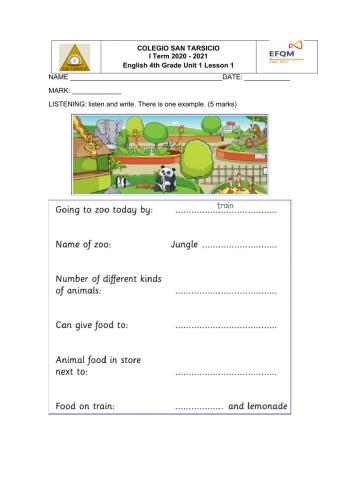 4th grade Unit 1 Lesson 1