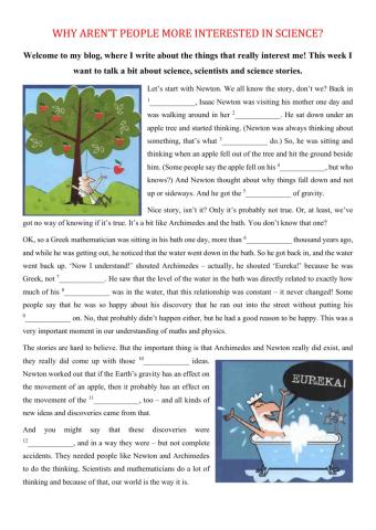 Science - Why aren't people more interested in science? - Think 2 (page 75)