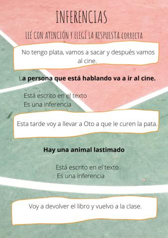 Inferencias