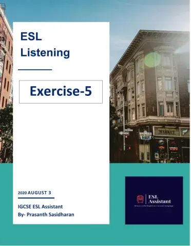 ESL Listening