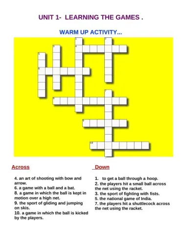 Learning  the  game - crossword  puzzles