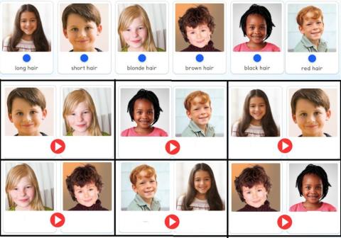 Adjectives, listen and choose