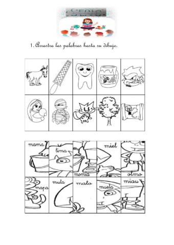 Lectoescritura -l,p,m-