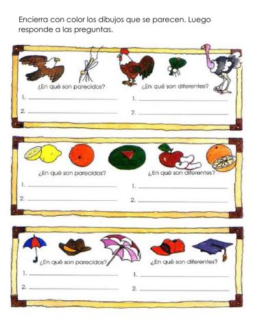 Parecidos o diferentes