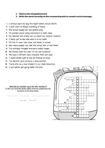 Back to class spelling