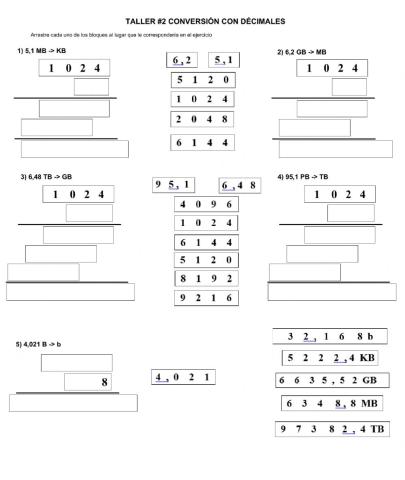 Ejercicio 2 conversión unidades