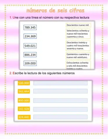 Números de 6 cifras