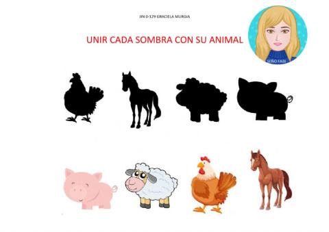 ANIMALES DE GRANJA SOMBRAS