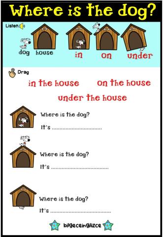 Prepositions of place