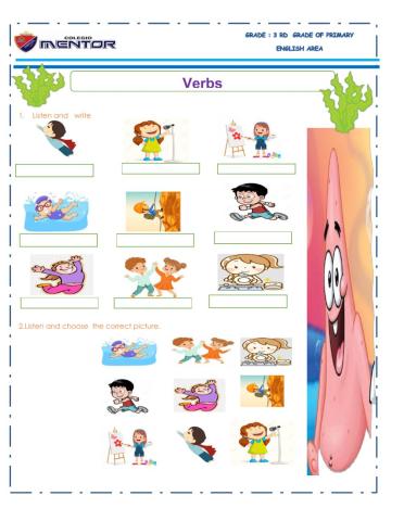 Verbs vocabulary