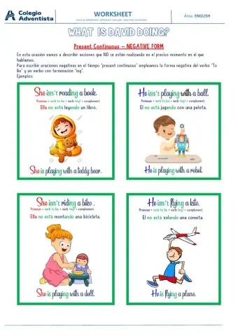 Present continuous II