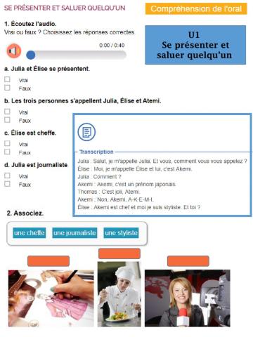 Se presenter et presenter les autres