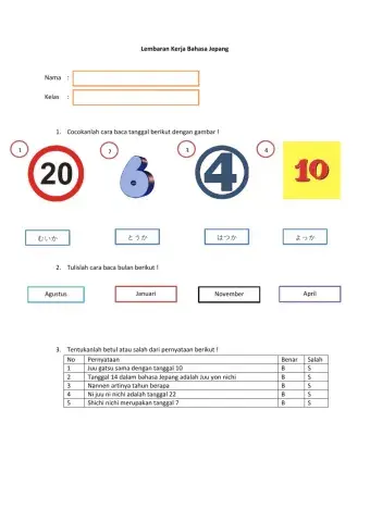 LKS - Tanggal,Bulan &Tahun-